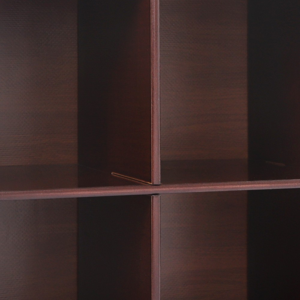 Small Cube Bookshelf Bookcase Shelf Tier Book Storage Vertical & Horizontally