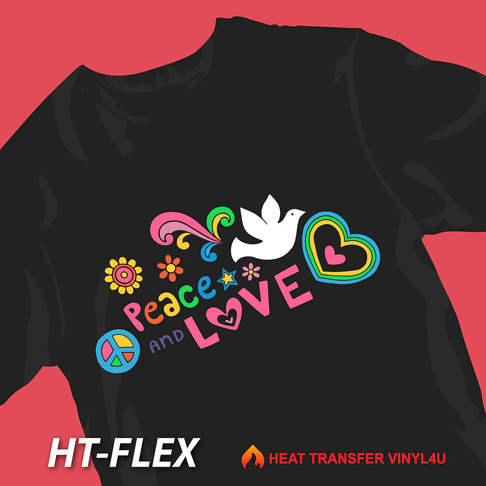 HT-Flex 20" Heat Transfer Vinyl Roll HTV Iron-on Heat Press for Garments