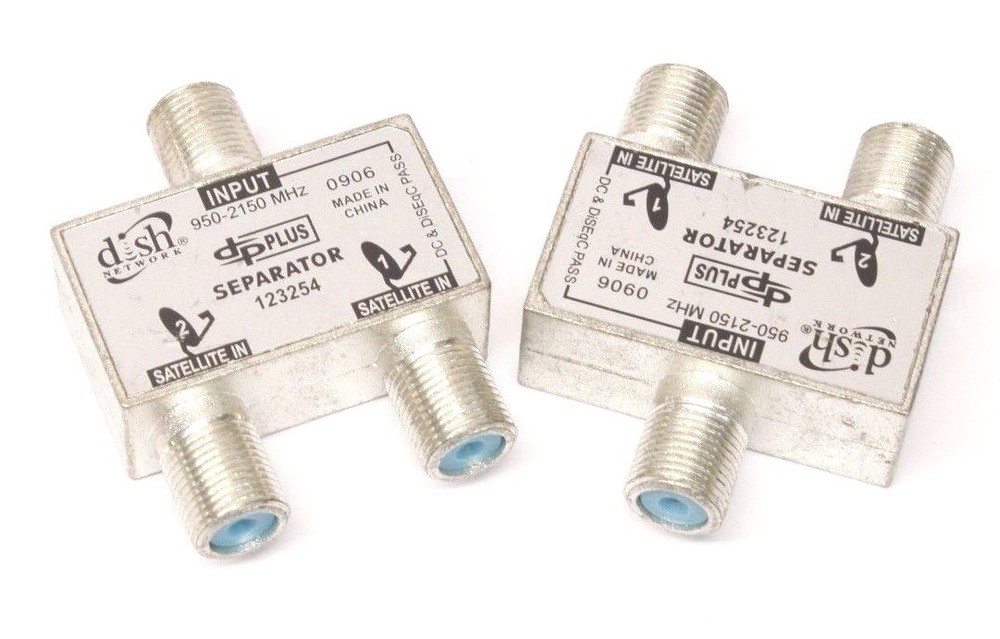 2-Pack Dish Network DPP Separator Satellite Receiver Pro Plus Bell Dual Tuners