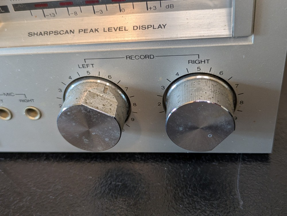 Sharp RT-10 Stereo Cassette Deck Vintage Hi-Fi Audio Player Recorder TESTED