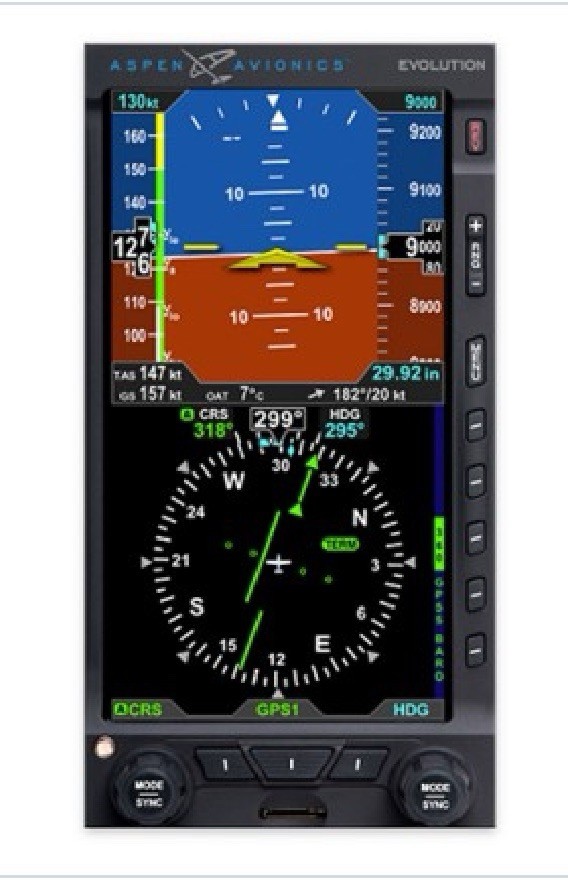Aspen EFD1000 with EAA100/GPS Ant/ ACU and Config Module