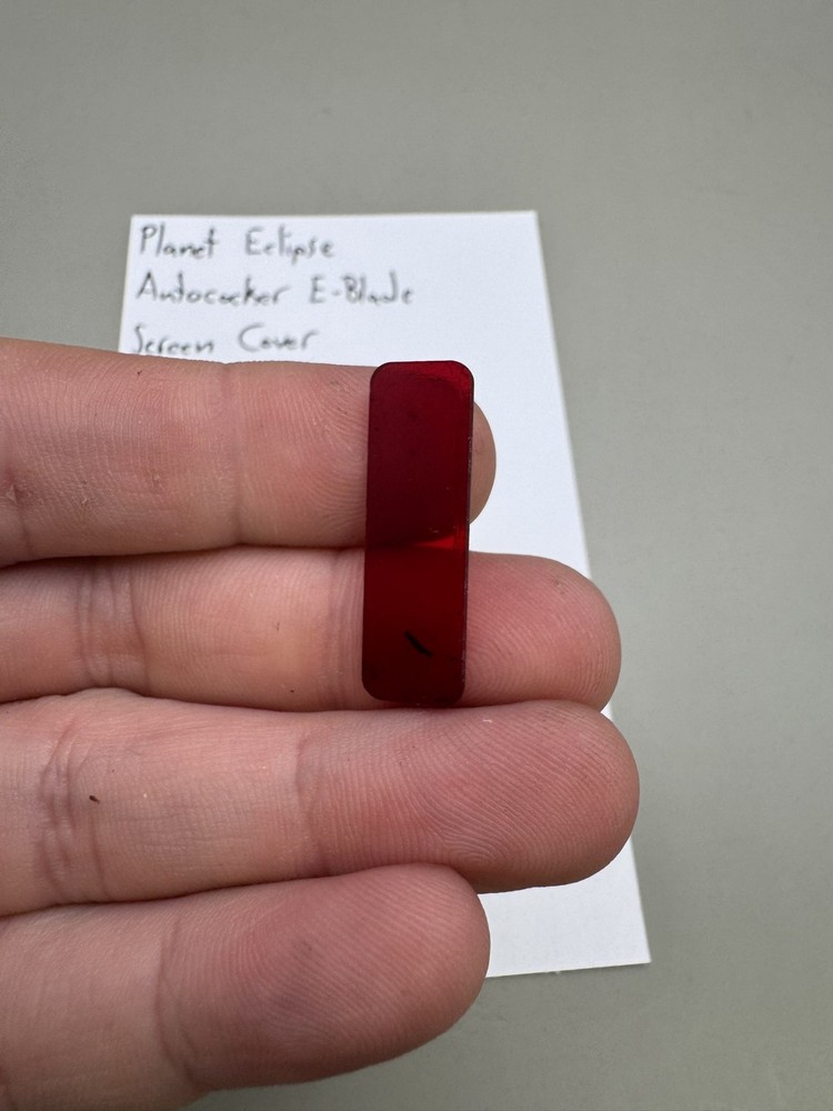 Planet Eclipse Autococker E-Blade Screen Cover Red