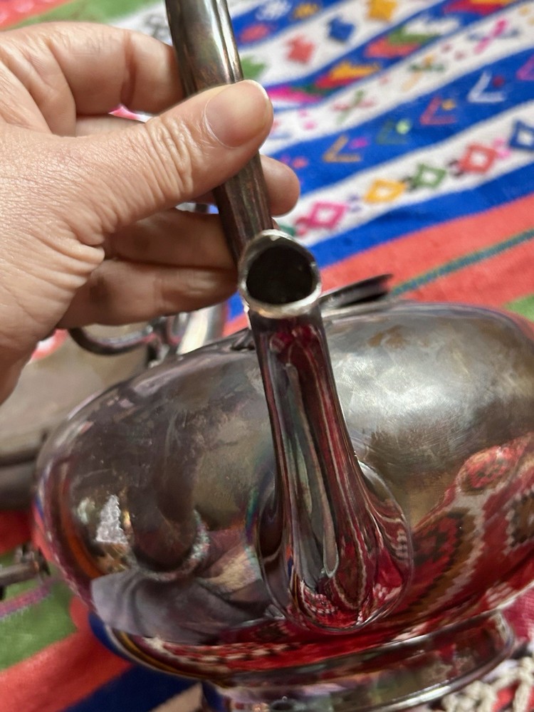 Antique Kettle With Burner