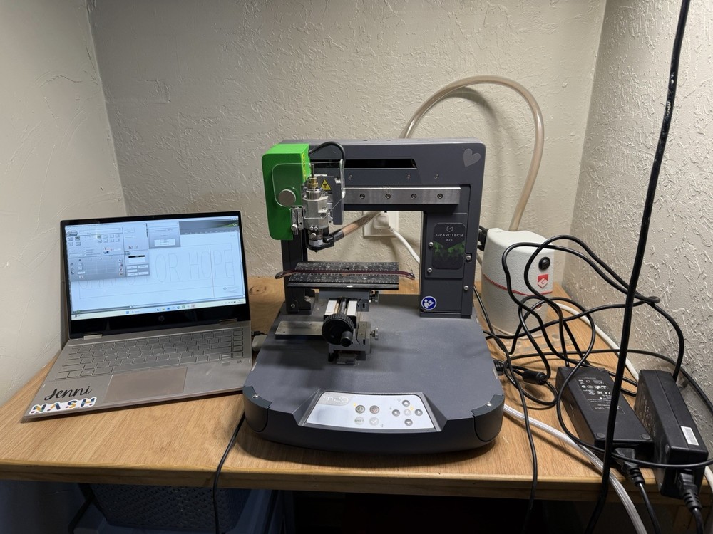 Gravograph / Gravotech M20 Desktop Rotary Engraving Machine w/ Software