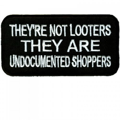 Motorcycle Biker Vest Jacket Patch Not Looters