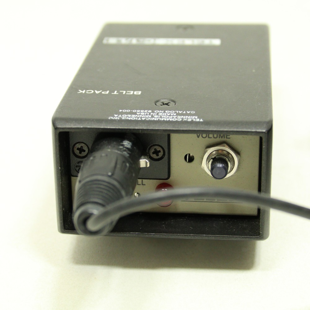 Telex IC-1/LS Wired 2-Way Studio Intercom Belt Pack w/ PH-1 Single Headset