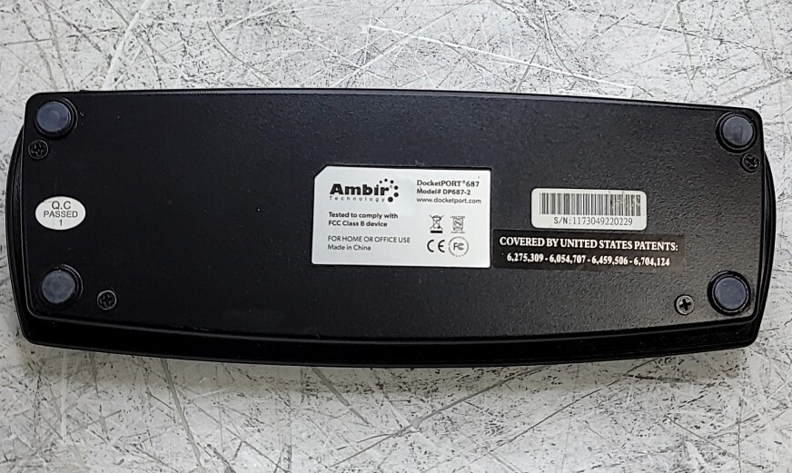 Ambir DocketPORT 687 DP678-2 Document Card Scanner SEE NOTES