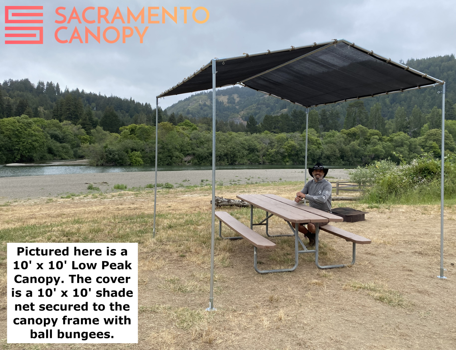 Low Peak Canopy Fittings Kits, DIY Carport or Greenhouse, EMT Connector Parts