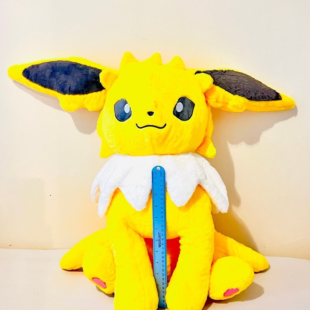 USA - 3 size - Eevee Jolteon Vaporeon Plush Doll Toy Anime Evolution Monster Set