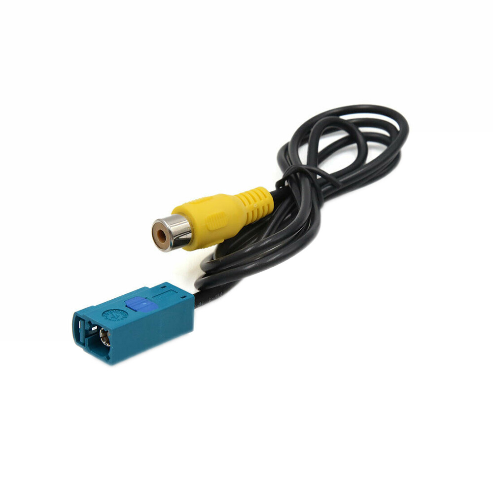 1x Car Reverse Backup Rear View Camera Video Cable Adapter Replacement