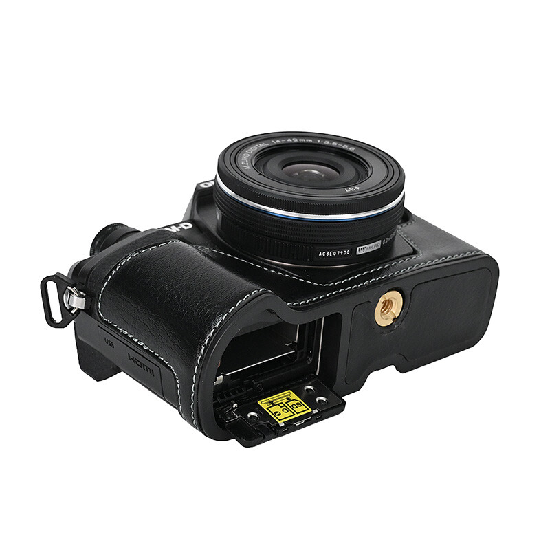 Leather Half Case E-M10 Mark IV EM10M4 Camera