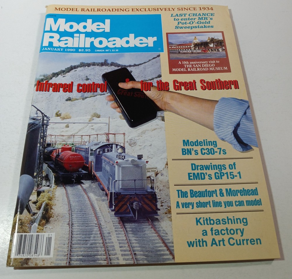 Model Railroader Magazine (January, 1990)