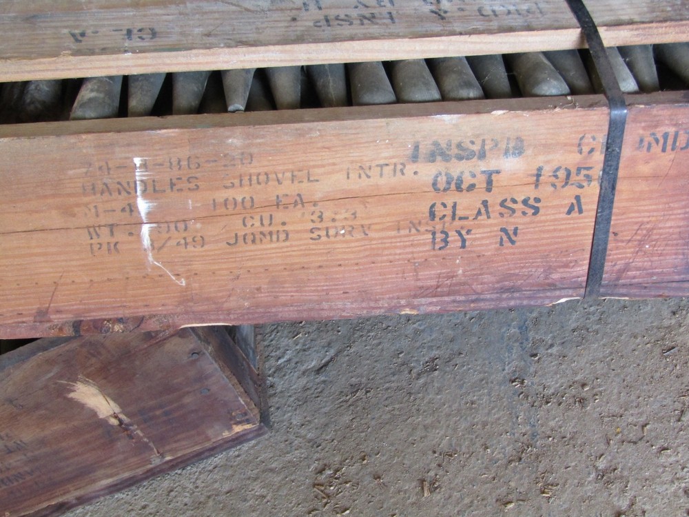 WWII Korea US Military NOS E-tool shovel replacement handle 1949 dated original