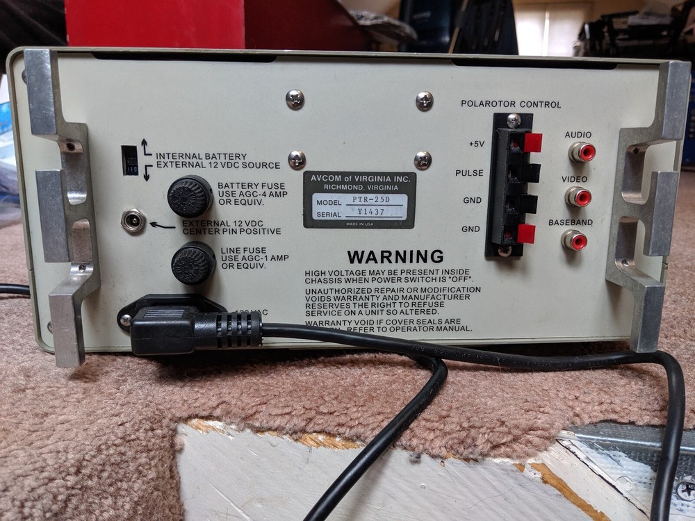 Avcom PTR 25D Portable Test Receiver