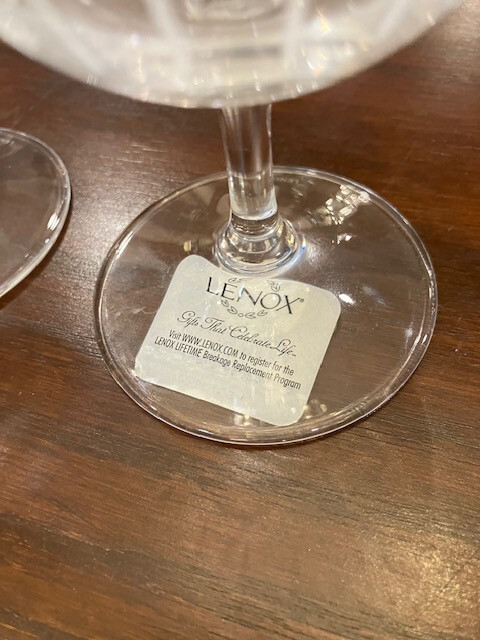 Spicy by Lenox - Two Crystal Iced Tea Glasses