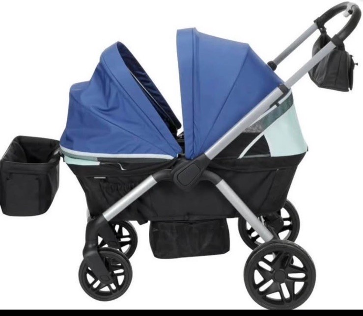 Safety 1st Summit Wagon Stroller All-Terrain 3-Mode Folding Push/Pull Blue