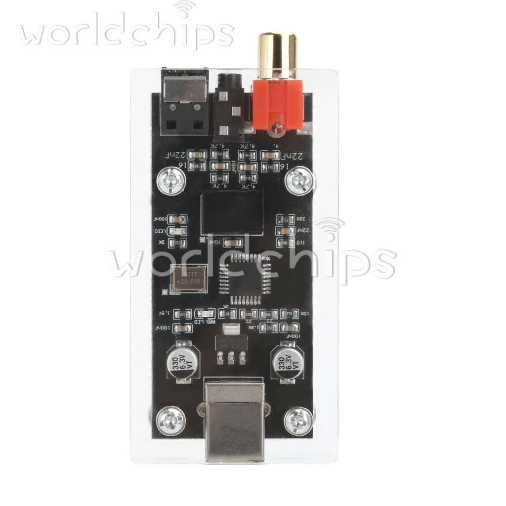 SPDIF to Fiber Signal Conversion Audio Decoder Board Phones Computers Connected