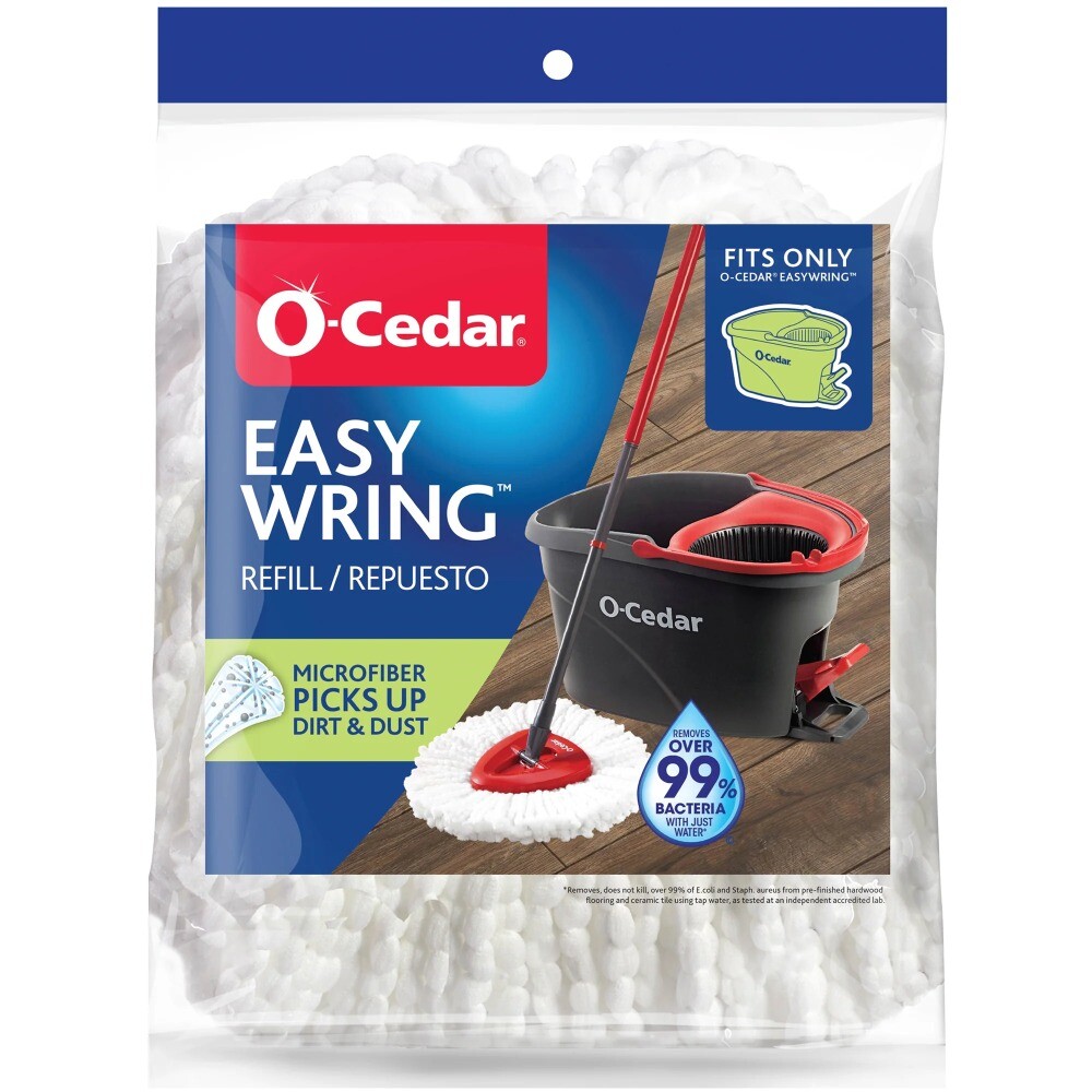 EasyWring Spin Mop Head Replacement, Machine Washable Microfiber Refill