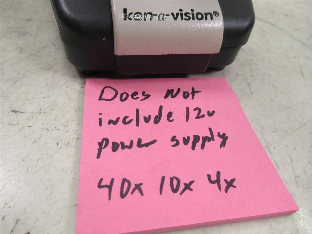 Ken-a-Vision T-1202C Cordless Compound Microscope Dual Opposing Head