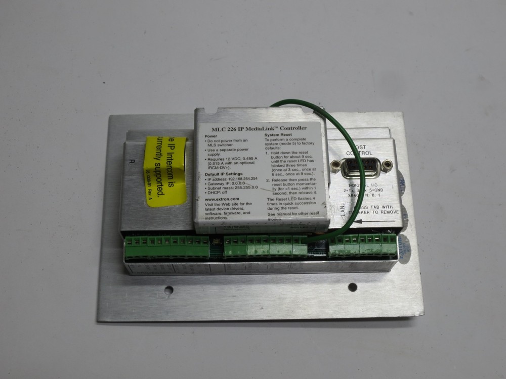 Extron MLC 226 IP MediaLink Controller Enhanced Control Panel (White)