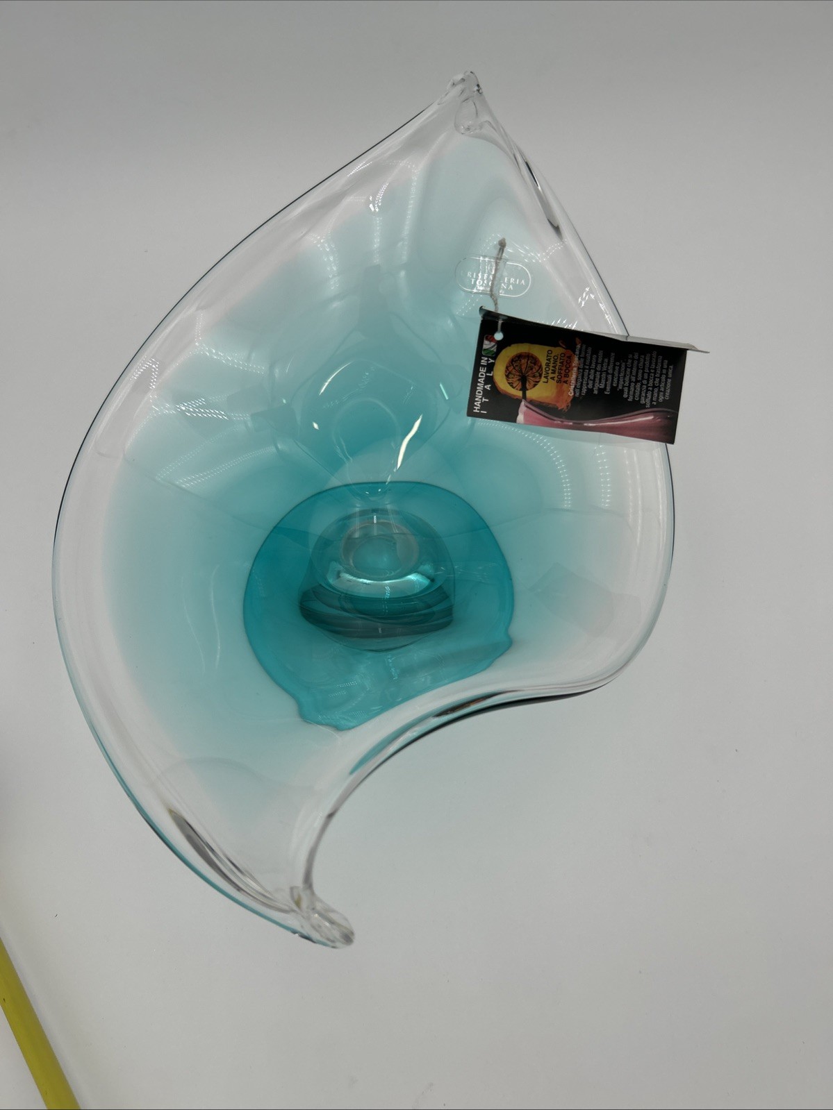 Cristalleria Toscana Blue Crystal Hand Made & Crafted in Italy