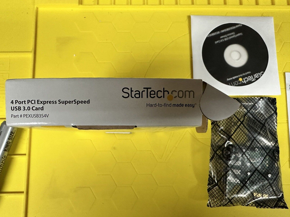 StarTech 4-Port PCI Express SuperSpeed USB Controller Card, #PEXUSB3S4V