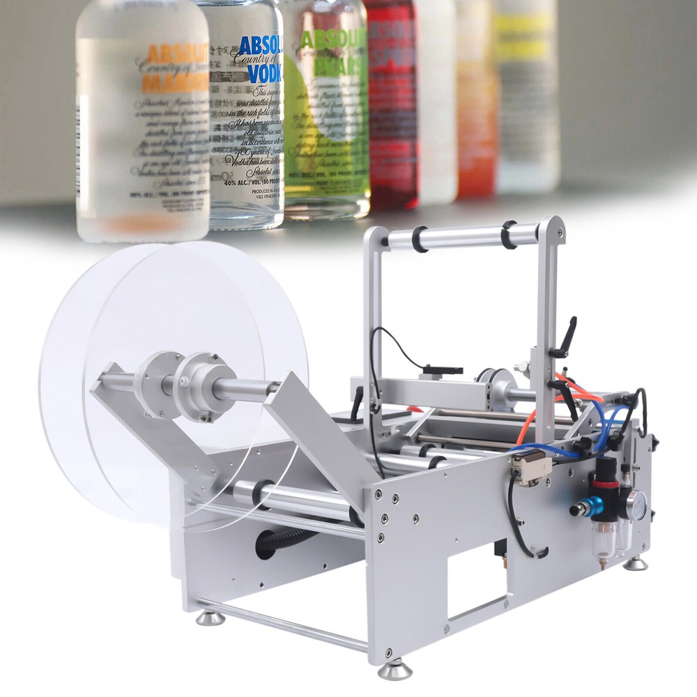 LT-190 Desktop Automatic Round Bottle High Speed Labeling Machine 110V