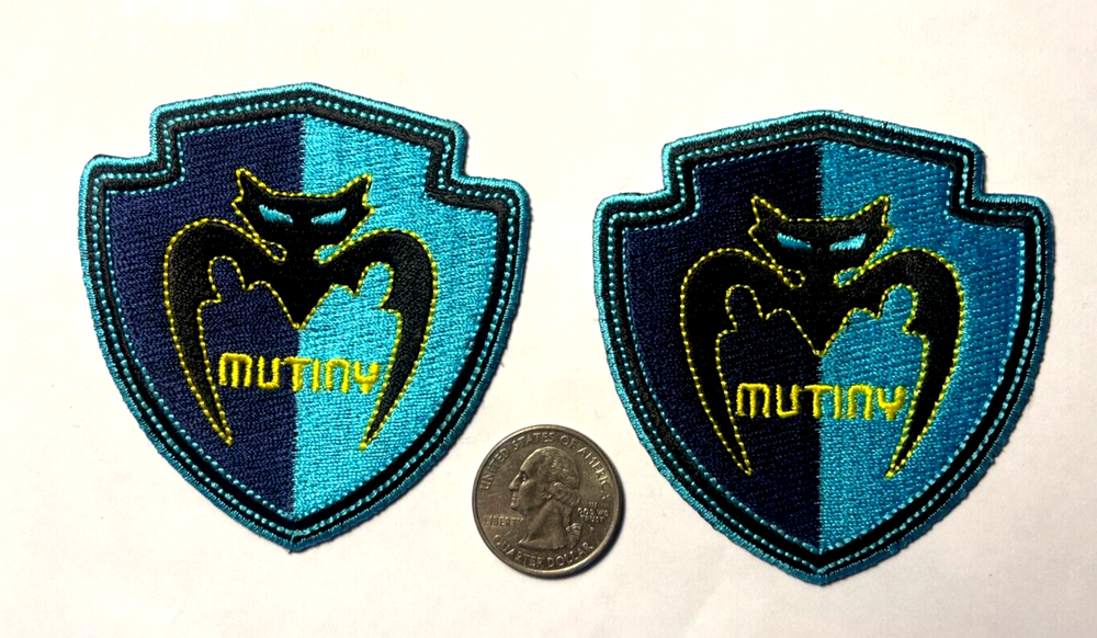Mutiny patch mutiny patch tampa bay mls mutiny patch soccer iron or sew on 2 pc