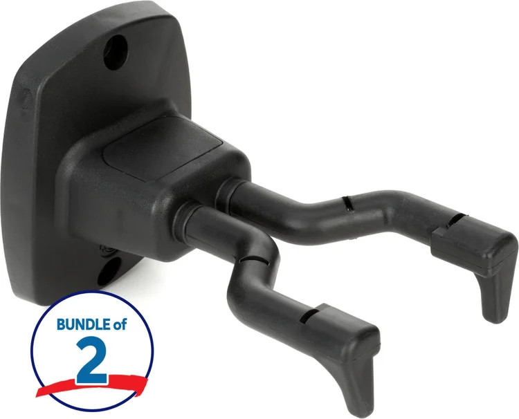 K&M 16240 Guitar Wall Mount (2-pack)