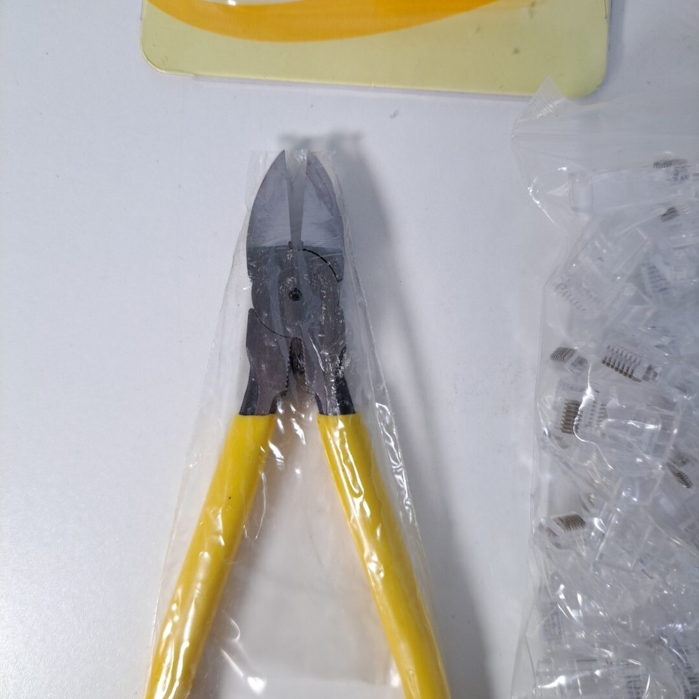 WAKHOW RJ45 Crimp Tool Kit Ethernet Pass through Crimper