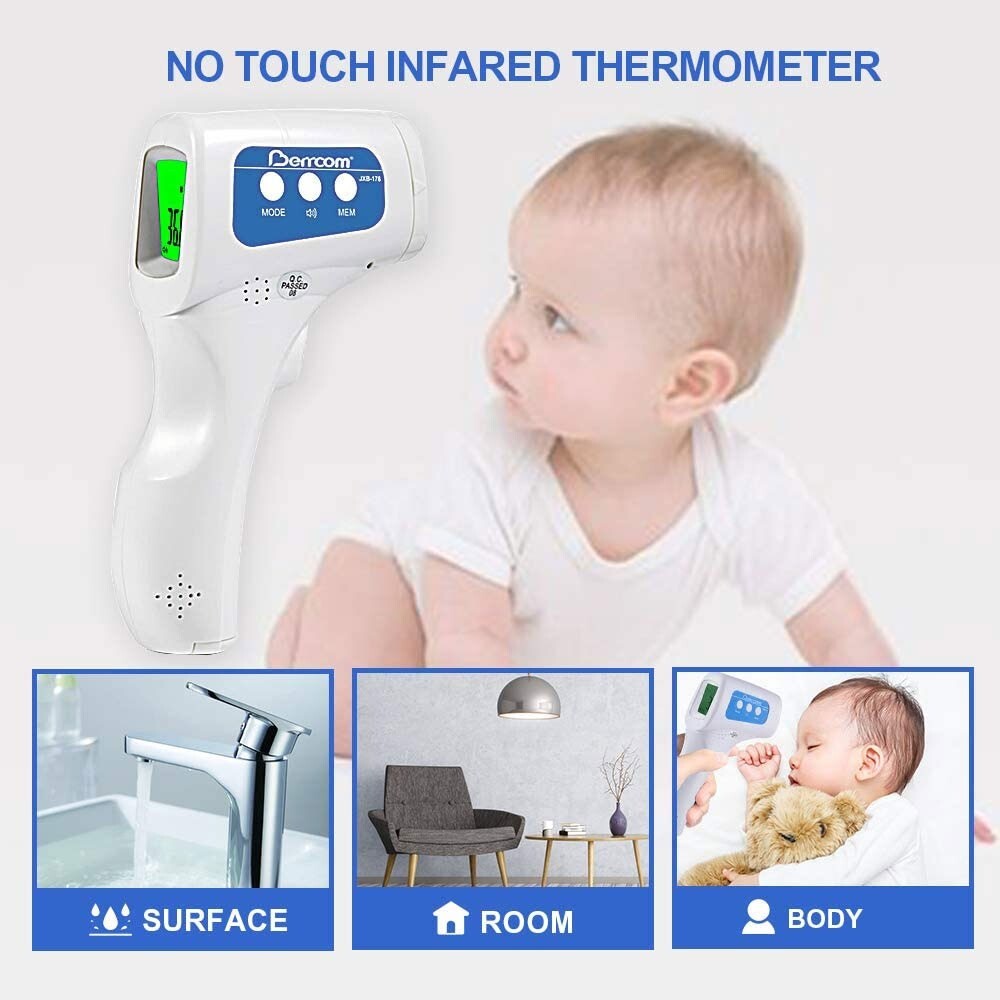 BERRCOM Non-Contact Infrared Digital Thermometer