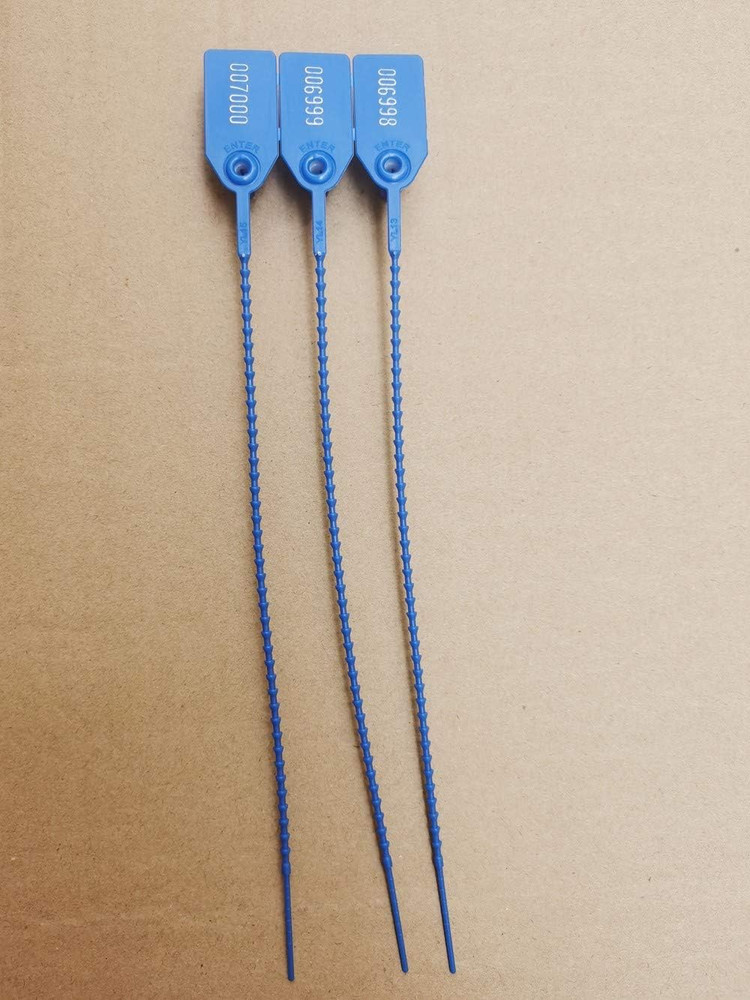 Plastic Security Seals 9.84" Tamper Proof Self Locking Security Tags Pull-Tite S