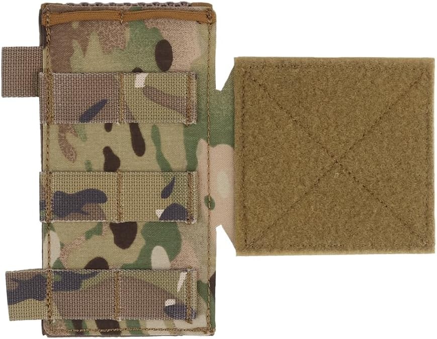 Tactical Chest Rig Side Saddle Pair,Hoop and Loop Expander Wing Side Entry Panel