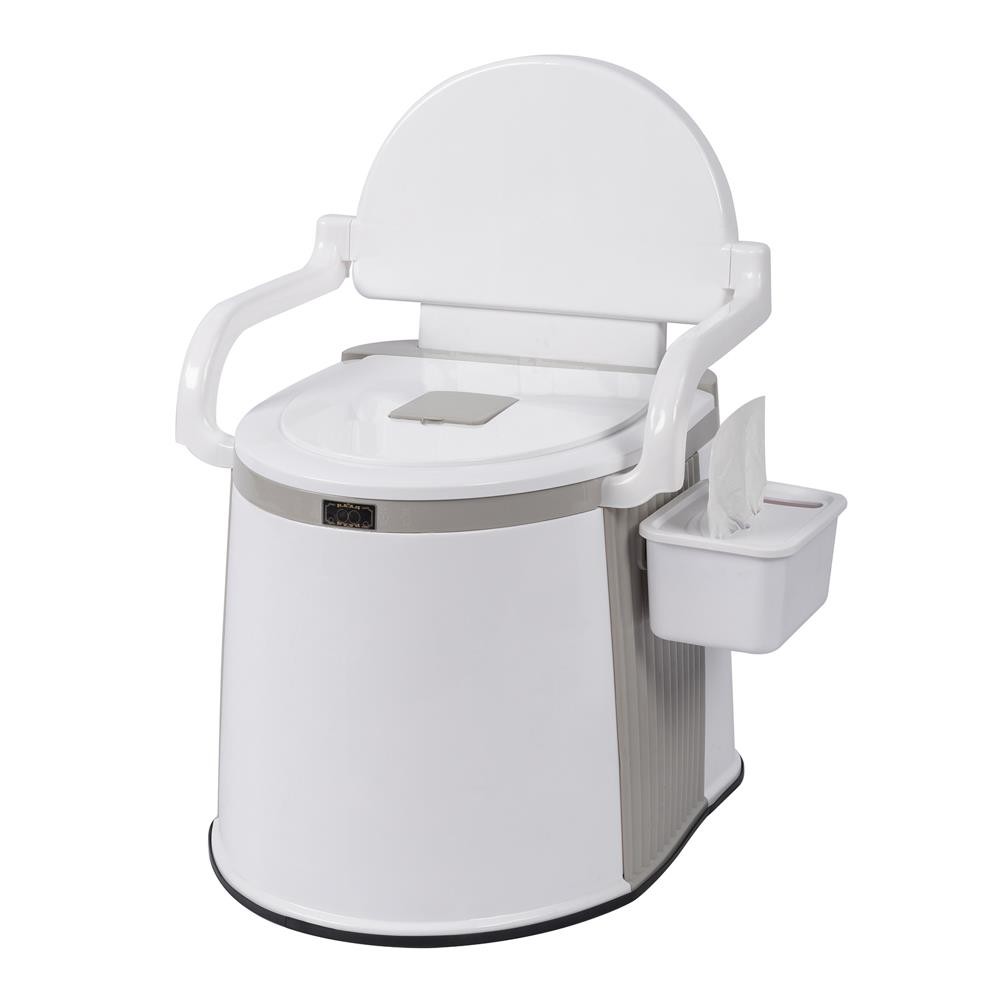 5Gallon Camping Portable Toilet Travel Outdoor/Indoor Commode Potty, Tissue Box