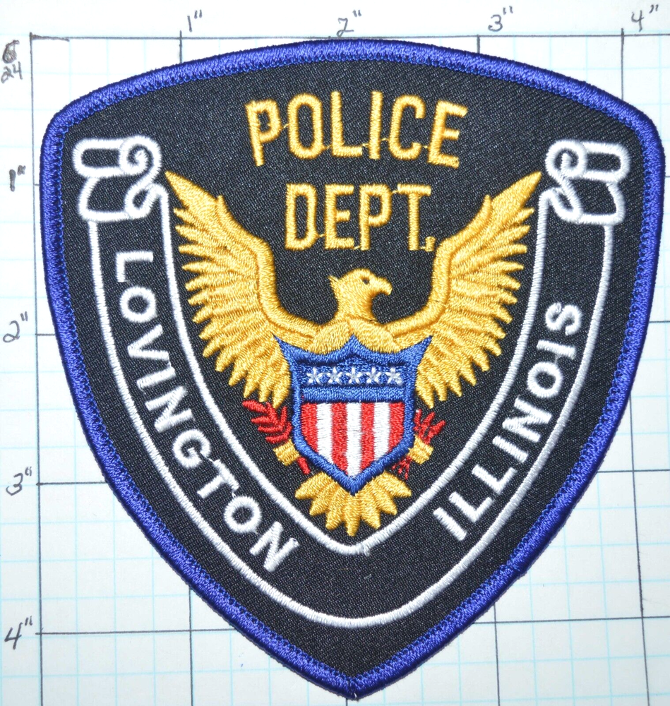 ILLINOIS, LOVINGTON POLICE DEPT PATCH