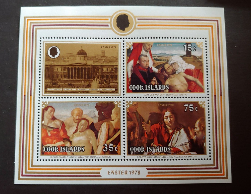 1978 EASTER SHEET VF MNH COOK ISLANDS