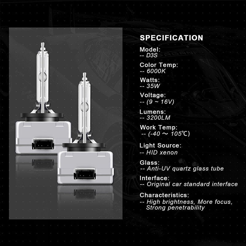 HID Replacement Headlight Bulbs for Dodge Charger (2015-2023)