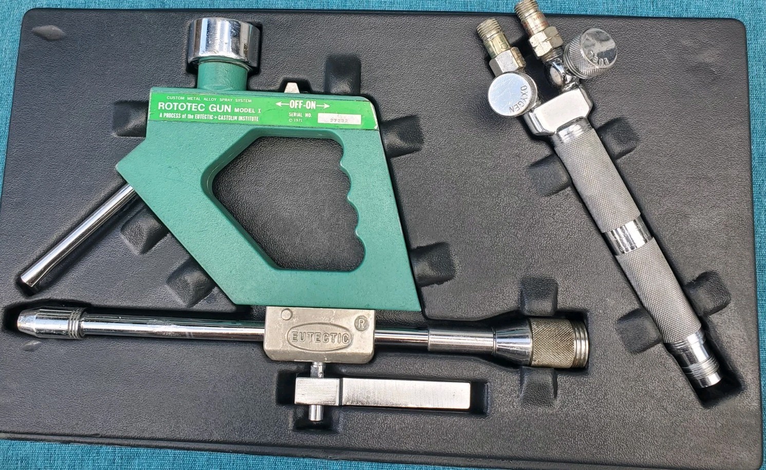 Rototec Model 1 Castolin Eutectic Flame Spray Gun ROTOTEC MODEL I