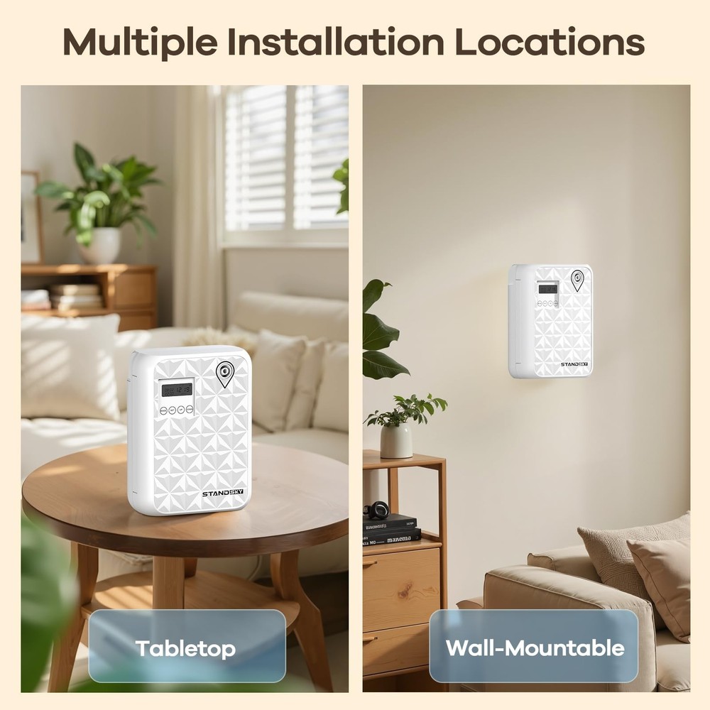 Waterless Essential Oil Diffuser, Hotel Scent White