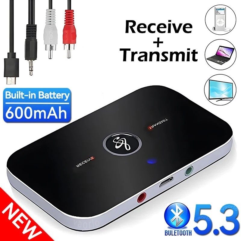 Bluetooth Transmitter & Receiver Wireless Adapter For Home stereos/speakers