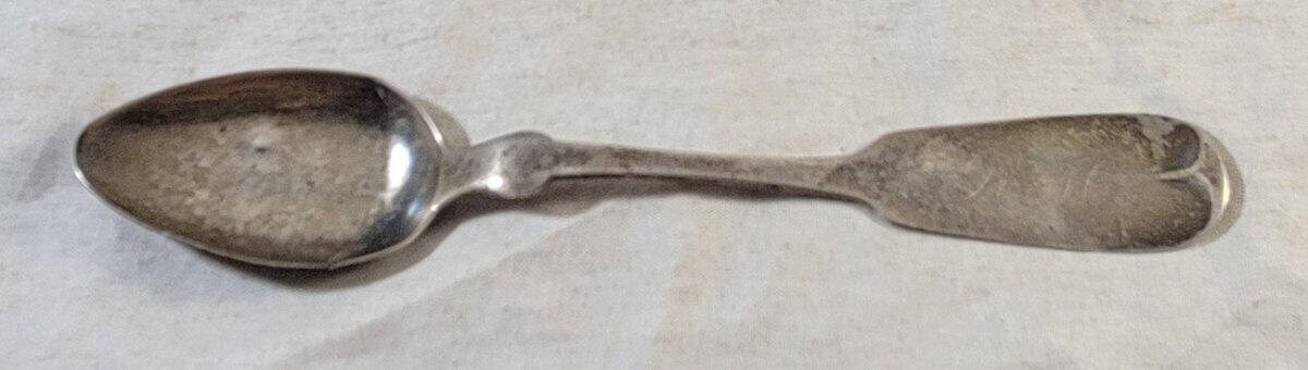 Antique Coin Silver Spoon R.L. Samson Hotchkiss & Schreoder