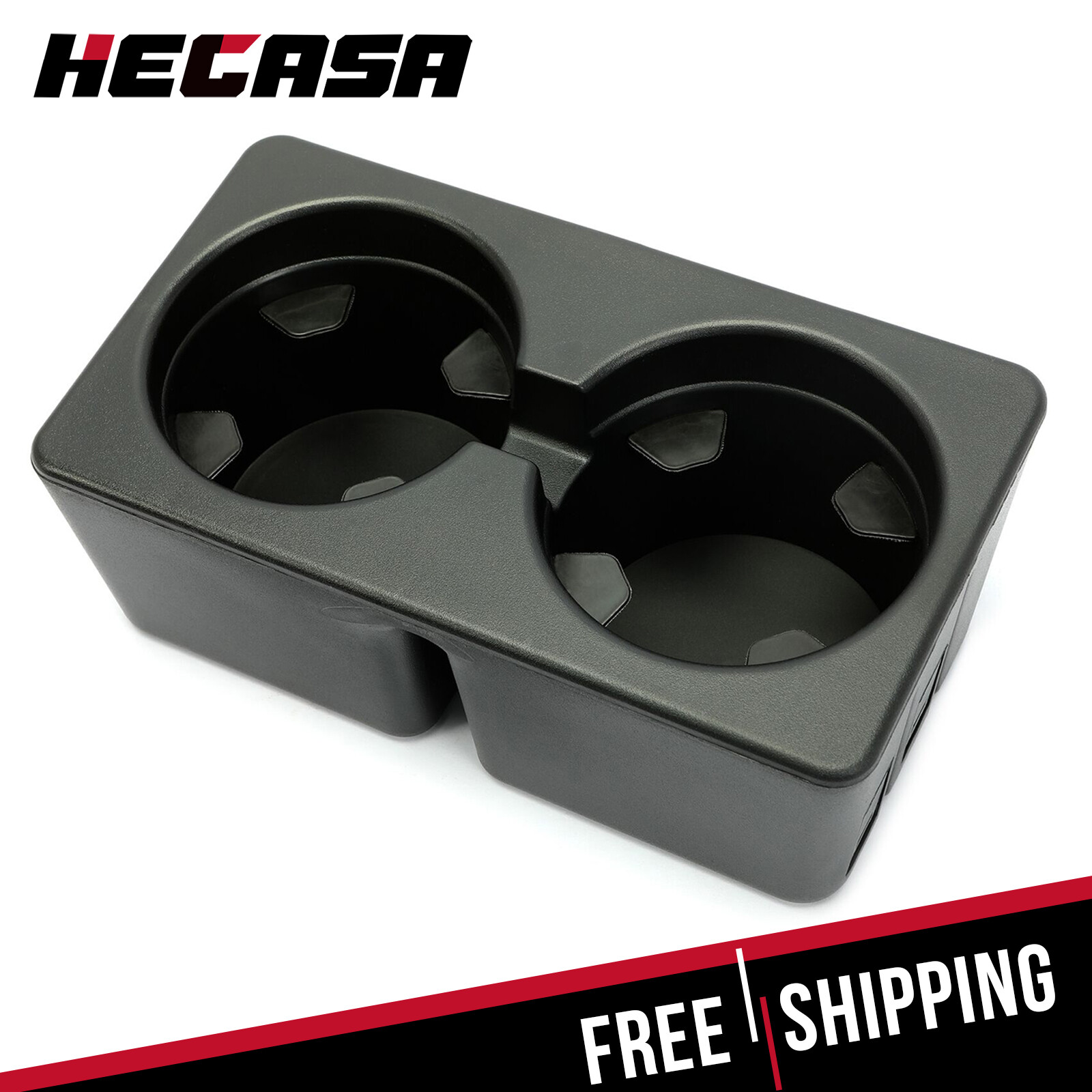 Dual Console Cup Holder Insert Drink For 07-14 Chevy Silverado Tahoe GMC Sierra