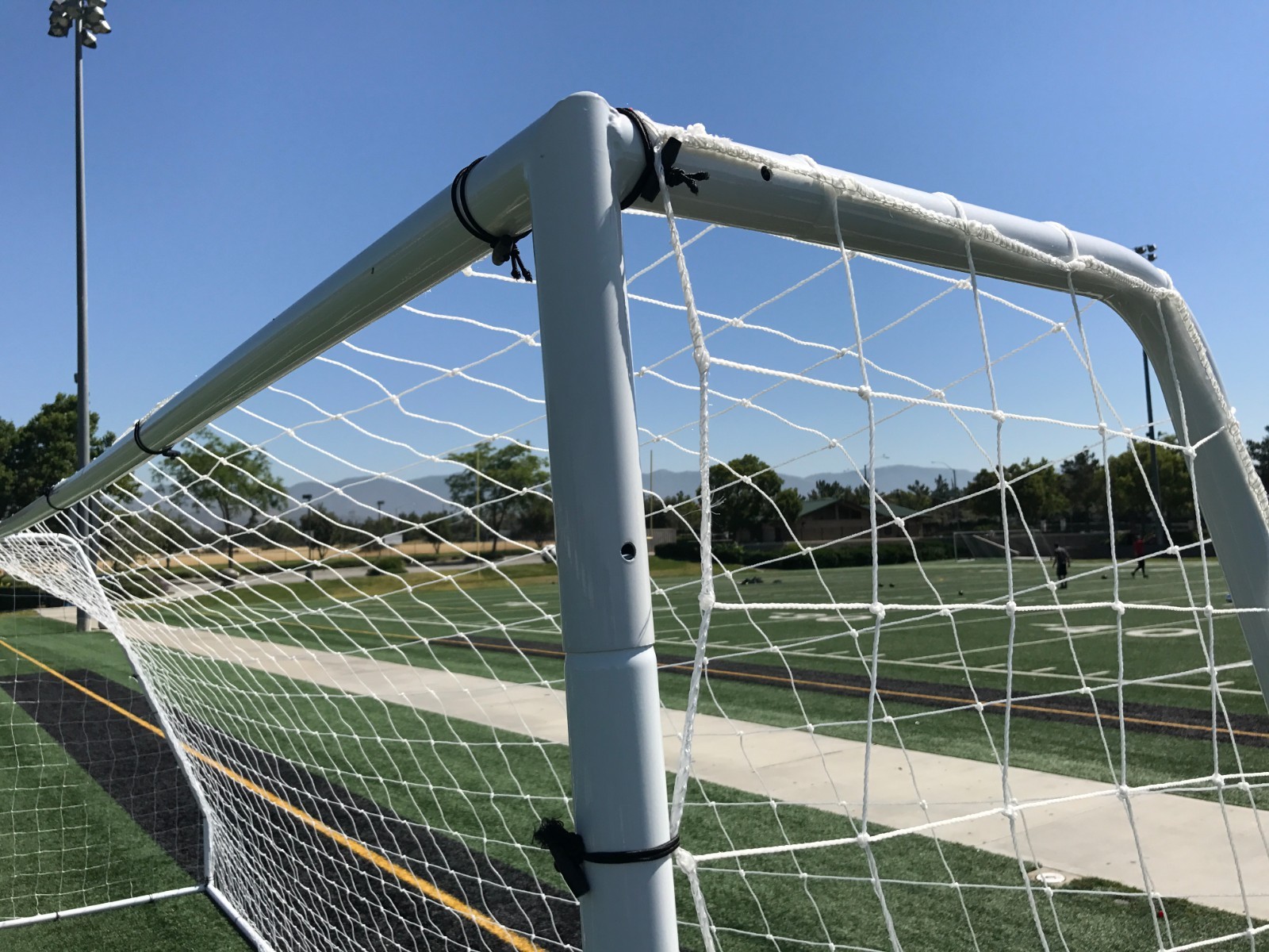 USED PASS Premier® 24X8 FT. FIFA/MLS Size Heavy Duty Steel Soccer Goal(One-Net)