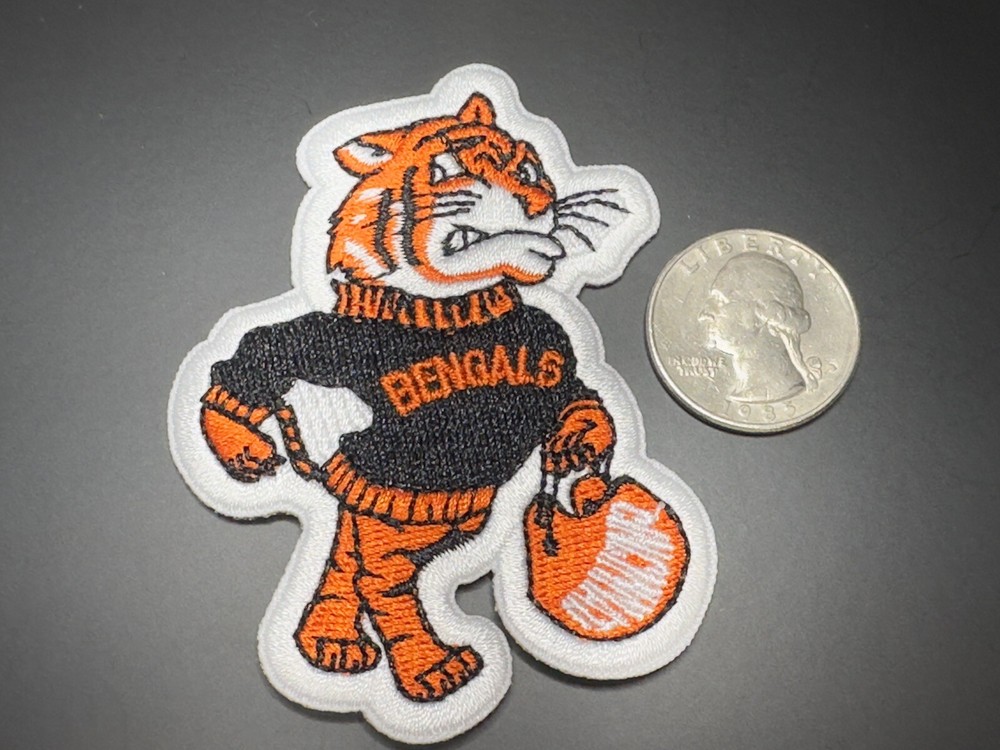 Cincinnati Bengals Embroidered Iron On Patch