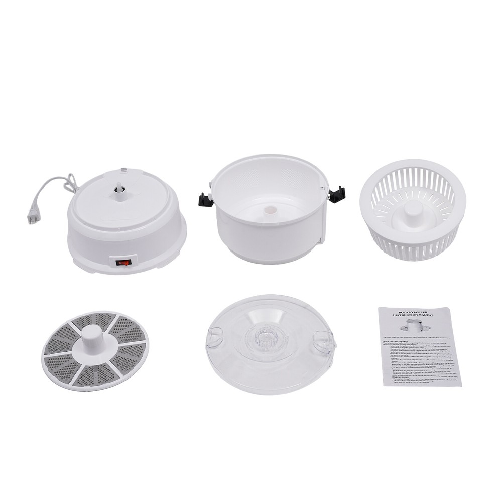 Electric Potato Peeler 85W Kitchen Automatic Vegetable Potato Peeling Machine