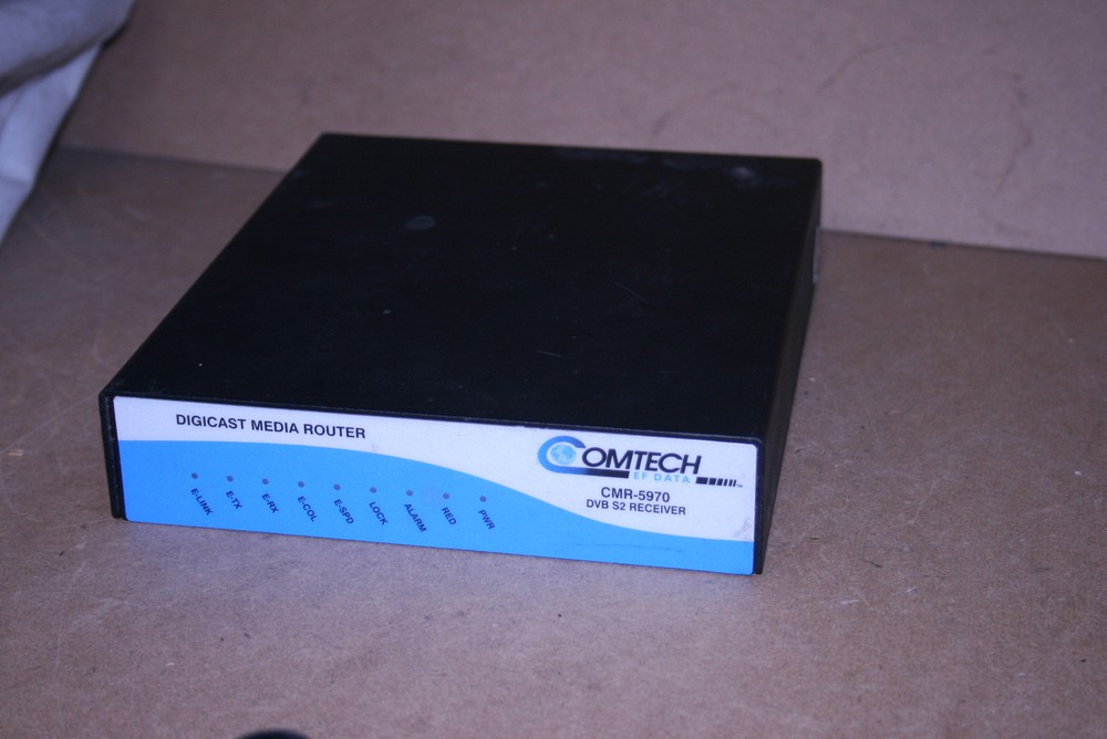 Comtech CMR-5970 DVB-S/S2 Digicast IP Media Router Satellite Modem EF Data MR-S2