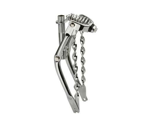 Bike 16 Classic Spring Fork 1 Inch W/Twisted Bars Chrome.