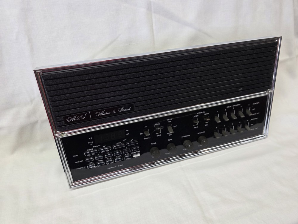 M&S Rebuilt N350 Silver and Black Intercom Master