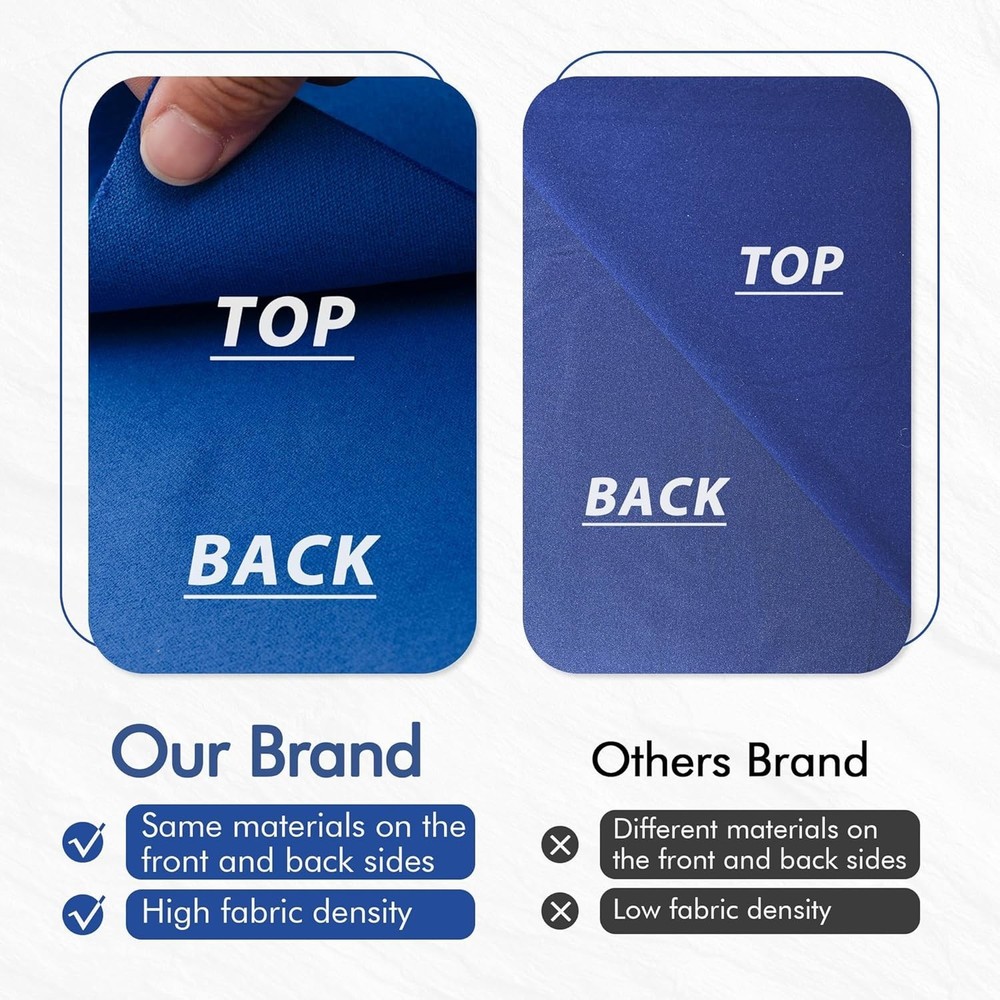 8FT Pool Table Felt Replacement Kit with 6 Cloth Strips & Staple Puller