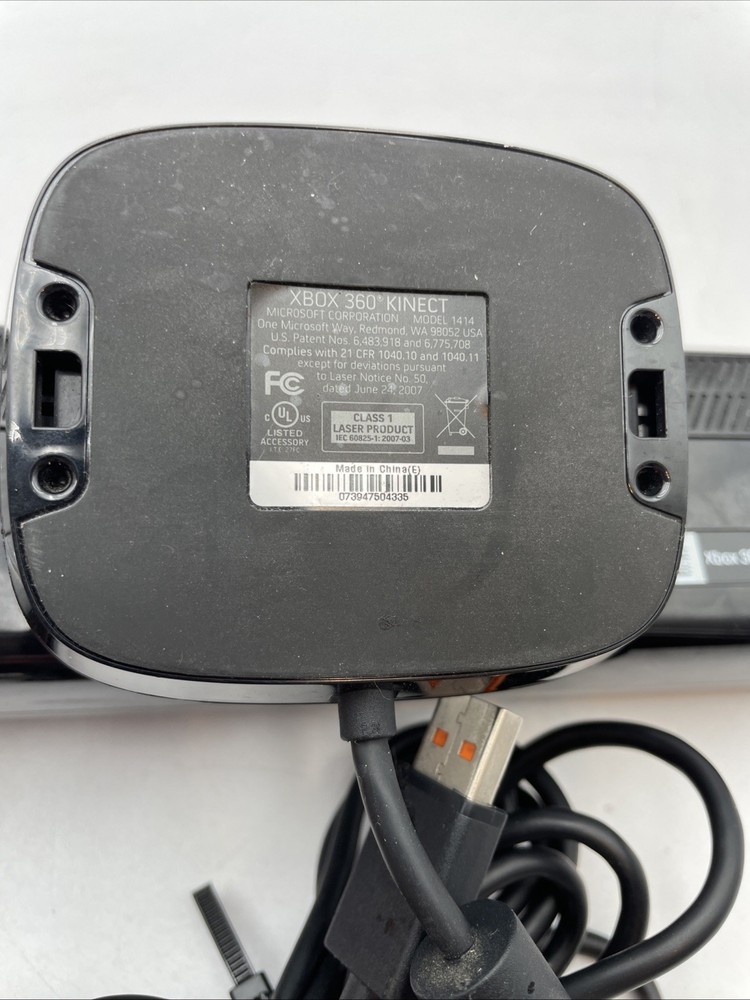 Microsoft Xbox 360 Kinect Sensor Model 1414 With Disneyland Game